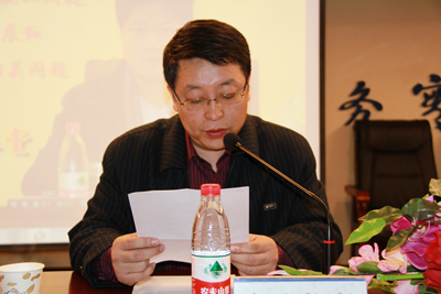 成才講堂——董事長周虎震先生為學(xué)院師生做報告