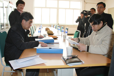 中國地質(zhì)大學(xué)北京專家組來院進(jìn)行學(xué)士學(xué)位授予單位和授權(quán)專業(yè)評審