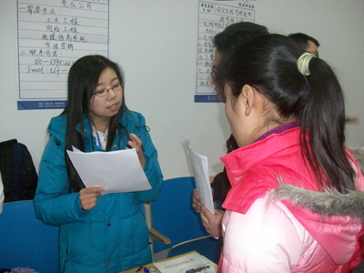 學(xué)院召開2011屆畢業(yè)生校園雙選會