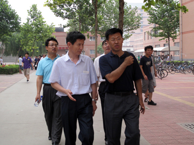 中國地質(zhì)大學(xué)北京領(lǐng)導(dǎo)來我院做調(diào)研指導(dǎo)工作