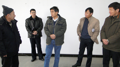 王果勝院長(zhǎng) 李朝秀書記走訪學(xué)院各部門