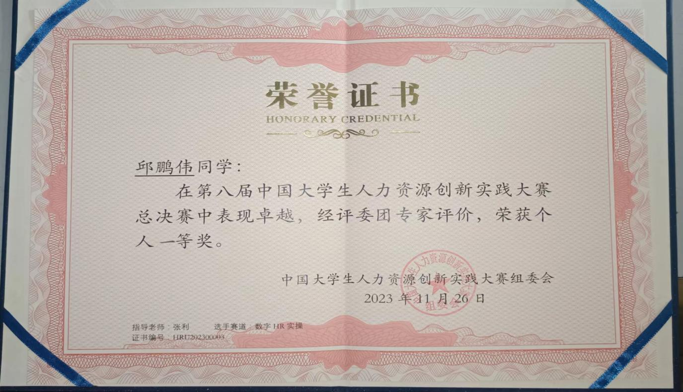 保定理工學(xué)院‖管理學(xué)院‖喜報(bào)：熱烈慶祝我院人力資源管理專業(yè)學(xué)生參加第八屆HRU中國(guó)大學(xué)生人力資源創(chuàng)新實(shí)踐大賽總決賽榮獲團(tuán)體二等獎(jiǎng)?。?！