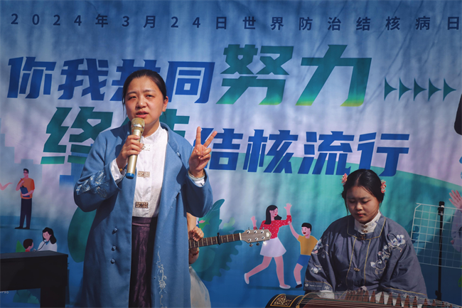 “手繪青春，防核有我；你我共同努力，終結(jié)結(jié)核流行”—蓮池區(qū)疾控中心聯(lián)合保定理工學院開展肺結(jié)核防治宣傳活動