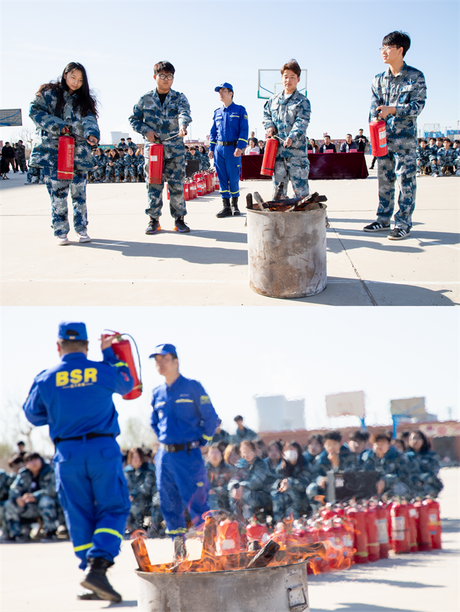 保定理工學院開展校園安全隱患排查及消防演練