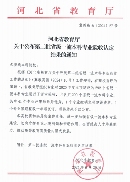 我校機械設(shè)計制造及其自動化等3個專業(yè)順利通過省級一流專業(yè)結(jié)項驗收